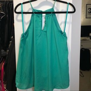 Green blouse/tank. Never worn